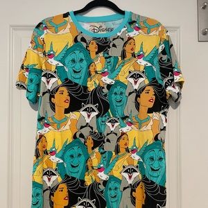 Cakeworthy Disney Pocahontas AOP T-Shirt NWT
